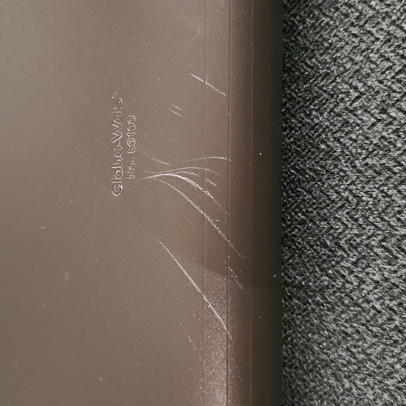 NWOT Globe-Weis Brown and black zippered file folder/folio w tabbed dividers OS - Picture 5 of 5